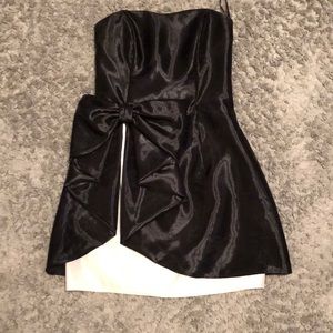 Black and white dress